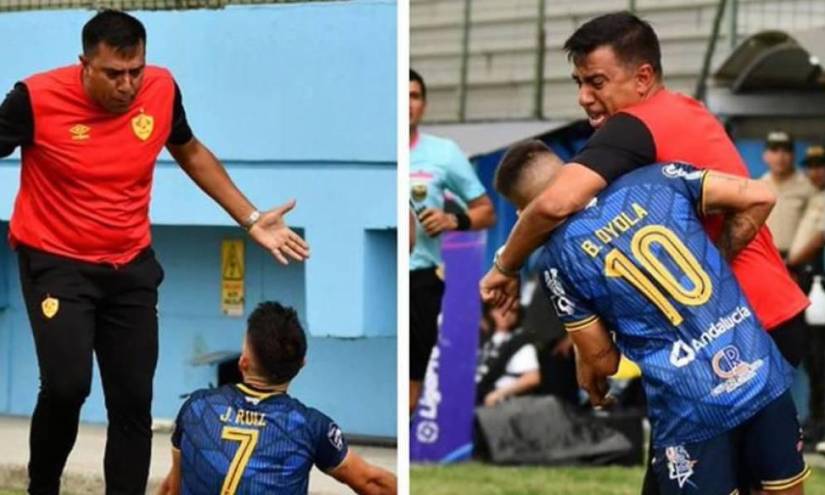 César Farías agredió a dos jugadores del Delfín durante la jornada 14 de la Liga Pro 2023.