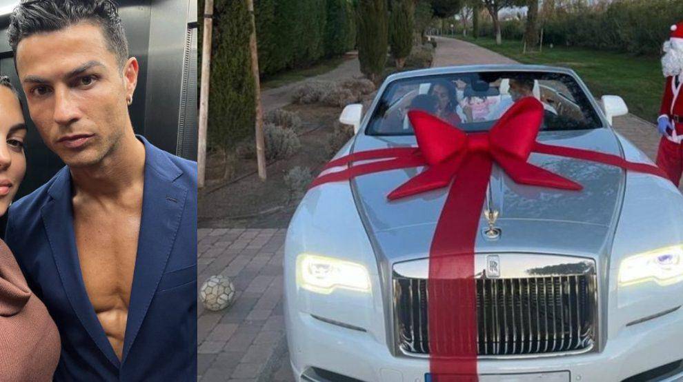 Georgina Rodríguez le regala un Rolls Royce a Cristiano Ronaldo en navidad