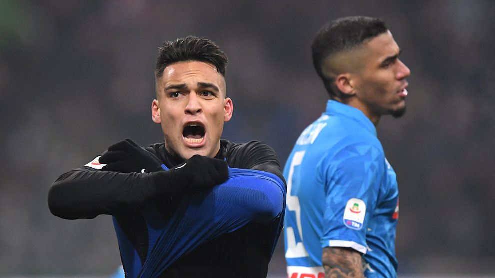 Sobre el final Inter de Milan venció 1-0 al Napoli