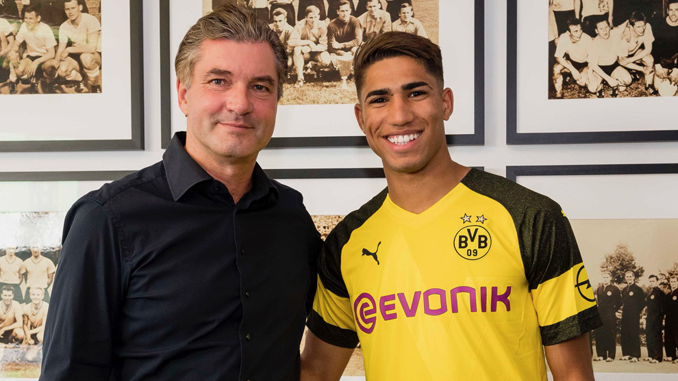 Real Madrid cede a Hakimi al Borussia Dortmund