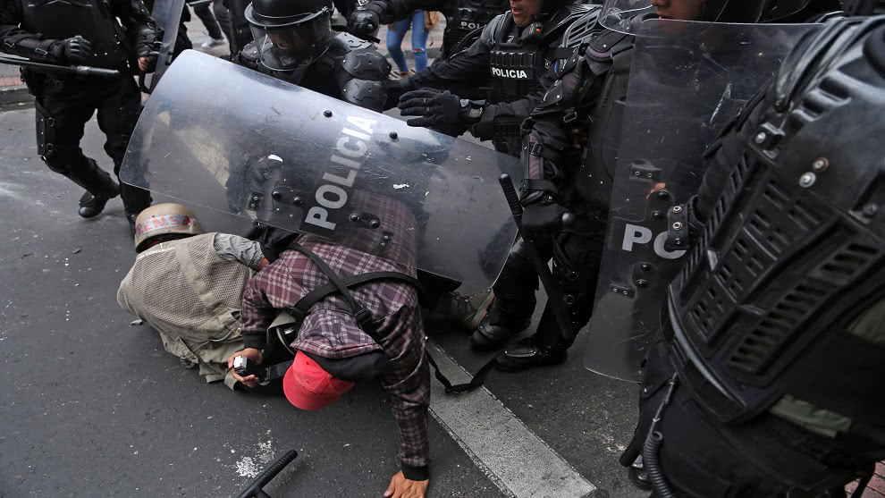 ONU: hubo uso desproporcionado de fuerza en Ecuador