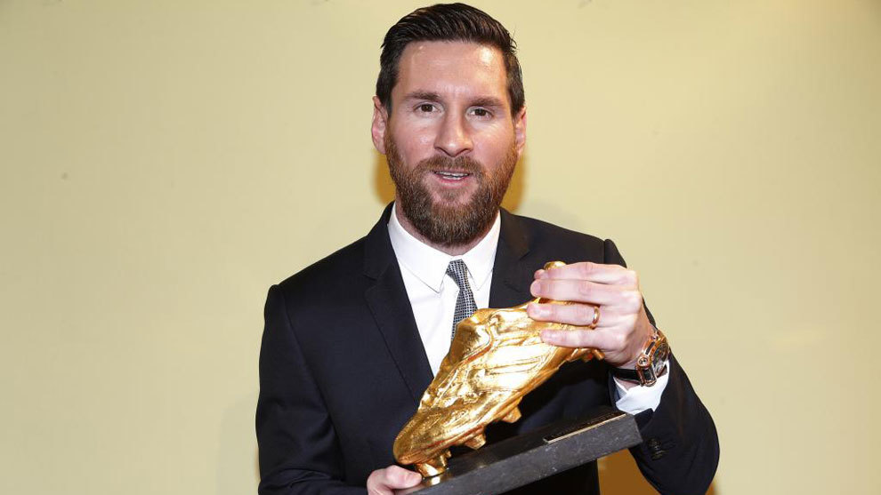Messi gana su sexta Bota de oro