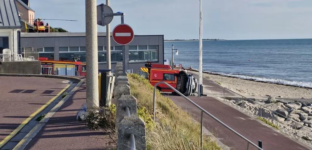 Un conductor se desmayó y atropelló a transeúntes en Francia