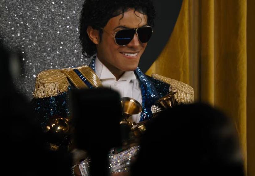 Jafaar Jackson interpretando al Rey del Pop en la ceremonia de los Grammy.