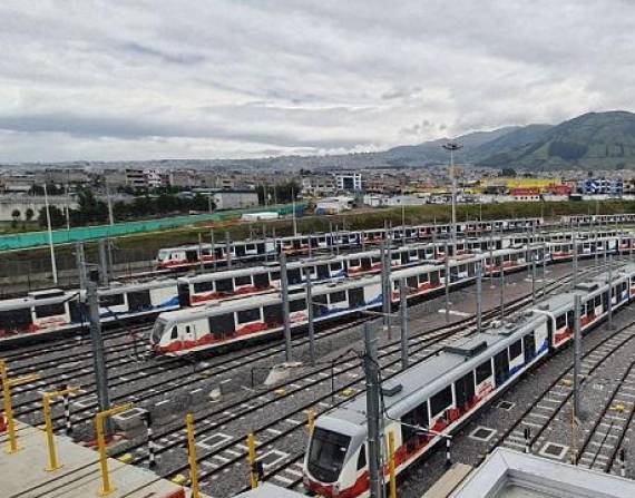 El Metro de Quito cuenta con 18 trenes que recorrerán una longitud 22,6 kilómetros.