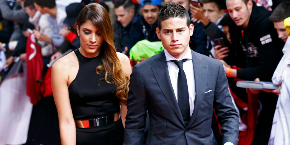 Esposa de James Rodríguez desmiente rumores negativos del jugador del Madrid