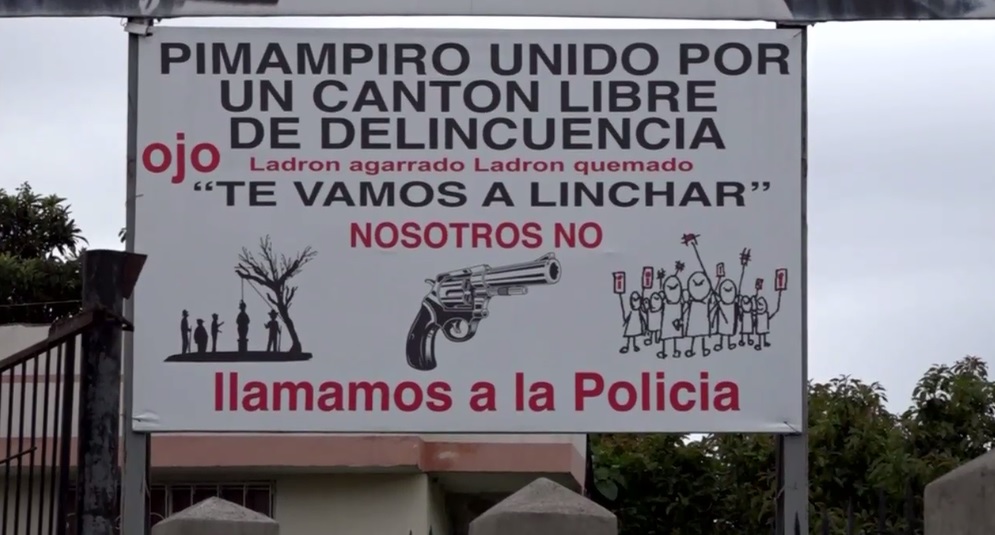 Imbabura: denuncian existencia de fuerza de choque en cantón Pimampiro