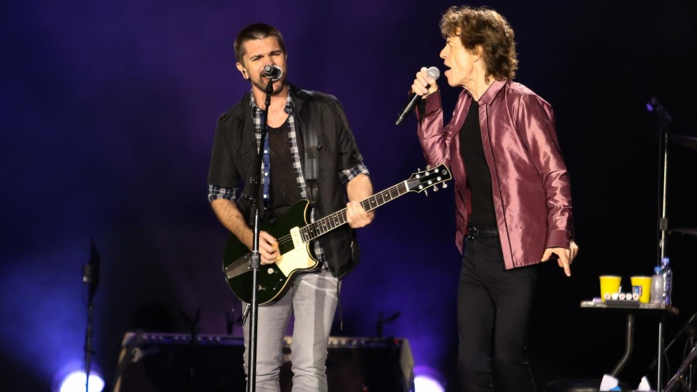 Juanes cantó junto a The Rolling Stones en Colombia